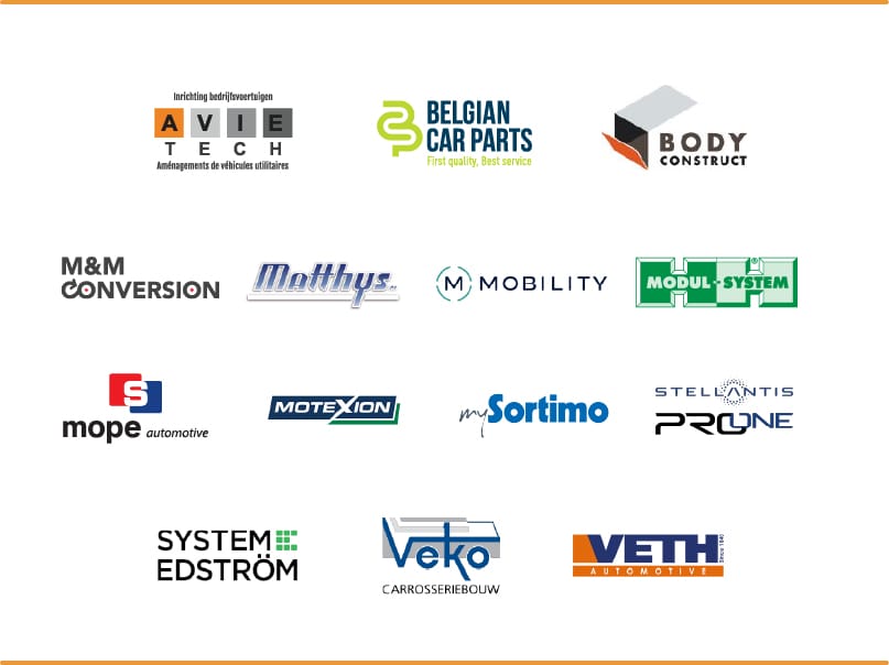 partners en ombouwers bestelwagens en bedrijfswagens