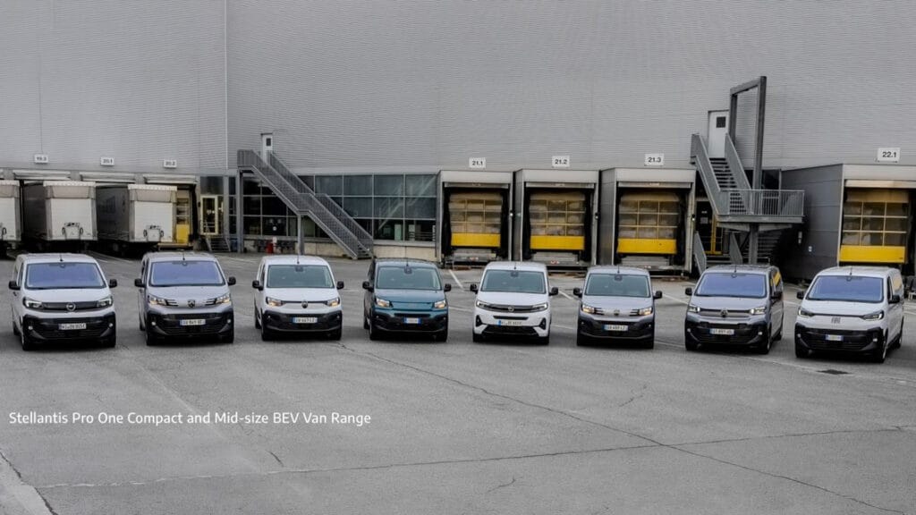 Stellantis Pro One bestelwagens elektrische LCV