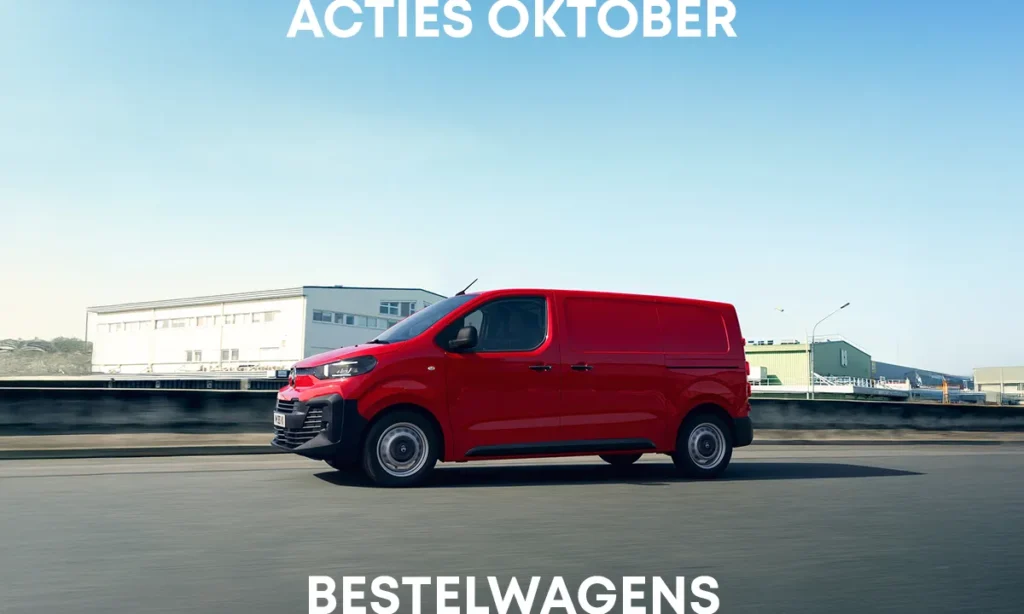 acties promoties oktober bestelwagens lcv
