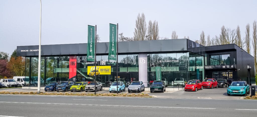 Imacar De Maeyer Sint-Niklaas Leapmotor Abarth Fiat Jeep