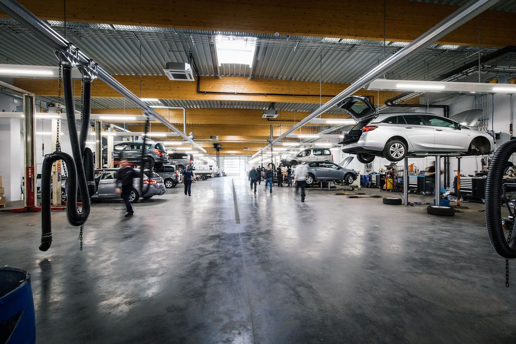 werkplaats onderhoud auto