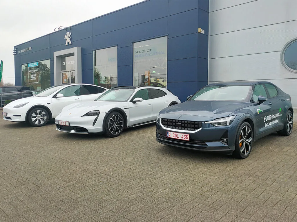 Move2Green aanbod leverbare elektrische bedrijfswagens te huur