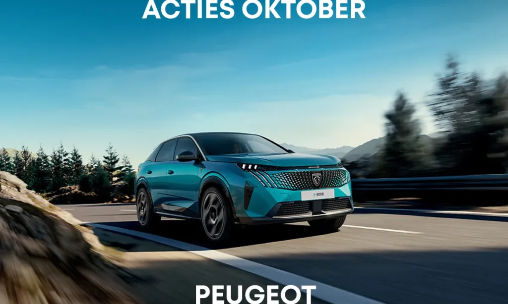 Acties oktober peugeot
