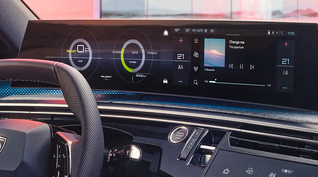 dashboard i-cockpit Peugoet